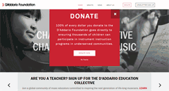 Desktop Screenshot of daddariofoundation.org